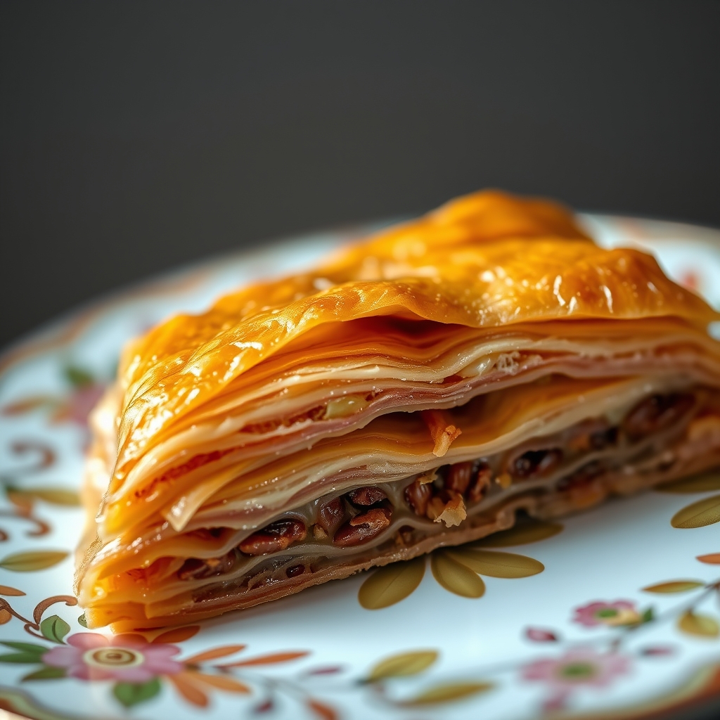 Baklava - Layers of Phyllo, Nuts, and Honey