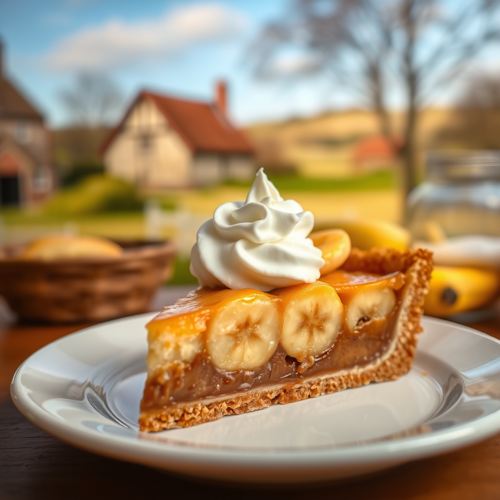 Banoffee Pie - The British Banana-Toffee Treat