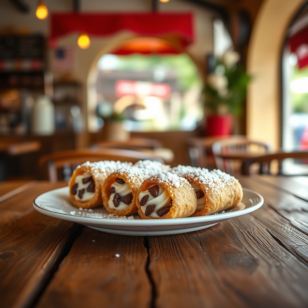 Cannoli - Crispy Shells with Creamy Filling
