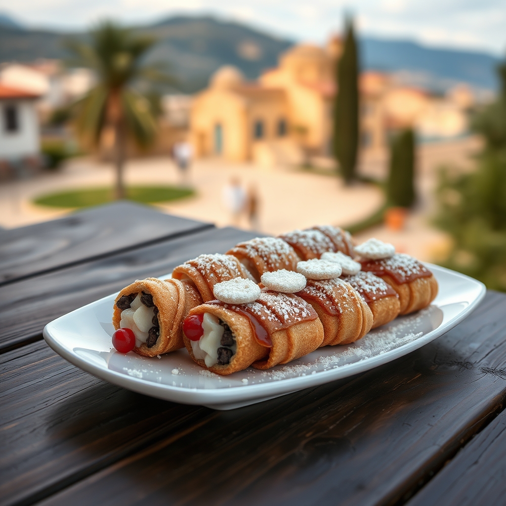 Cannoli - Sicily's Crispy Cream-Filled Pastry