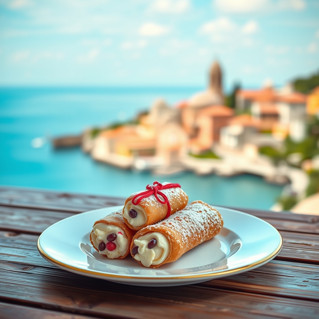 Cannoli - Sicily's Tube-Shaped Pastry