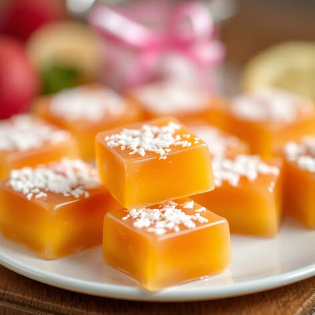 Caramelos duros de fresa y limón caseros