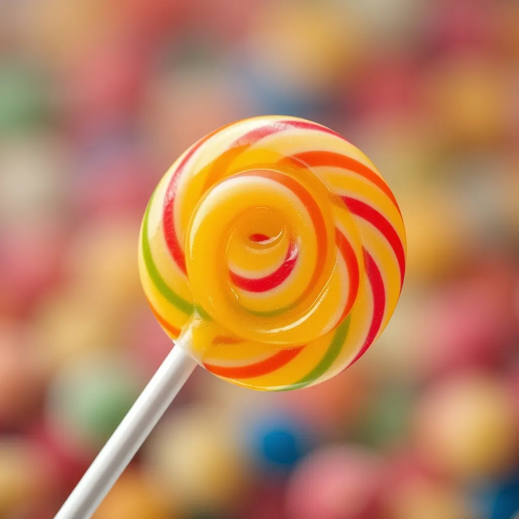 Color-Changing Lollipops with Thermochromic Coating