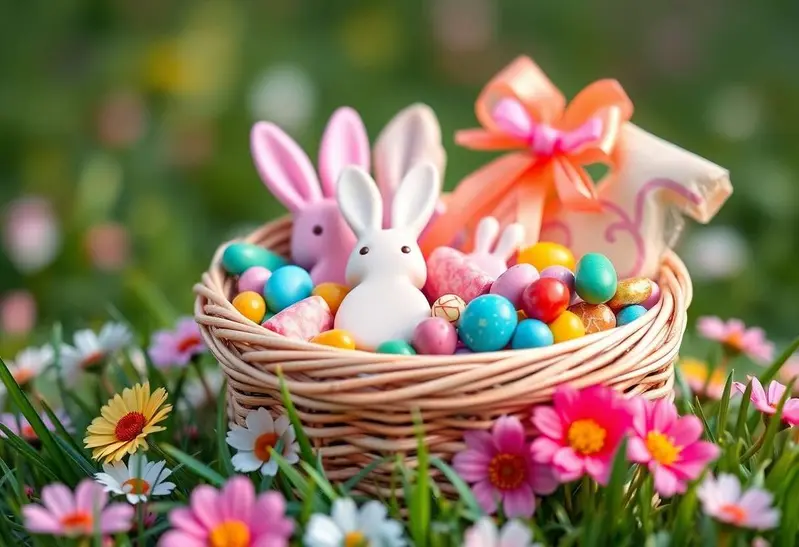 How to Create a Spring Candy Gift Basket