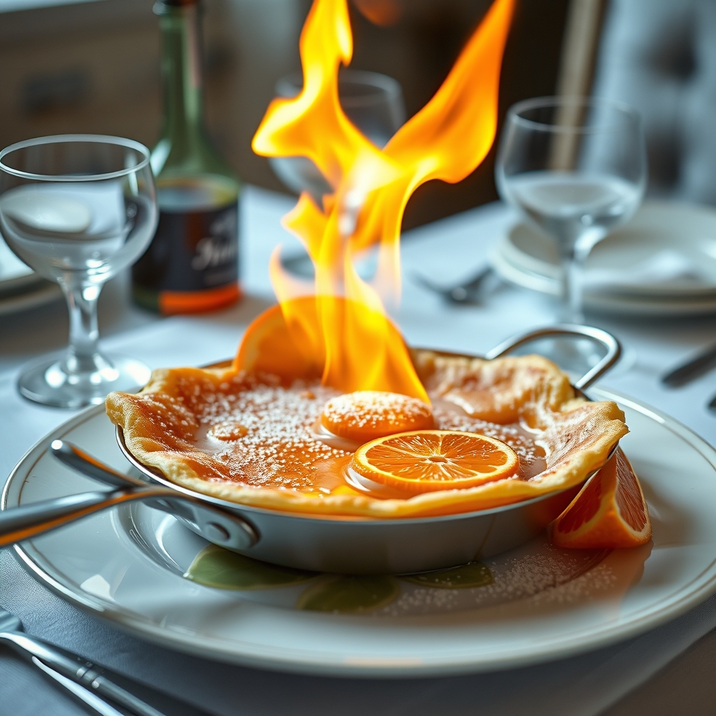 Crêpe Suzette - The Classic French Dessert