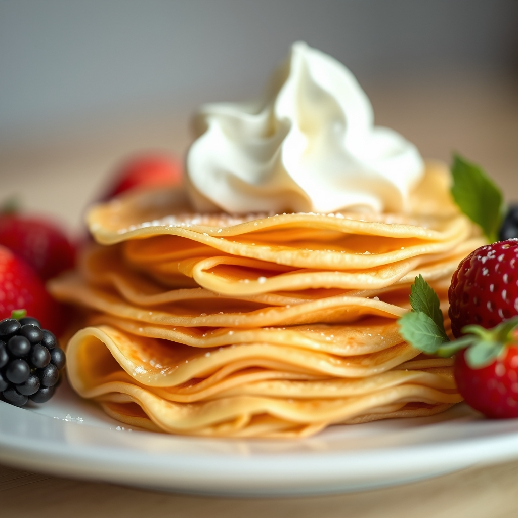 Crêpes - Mastering the Thin French Pancake