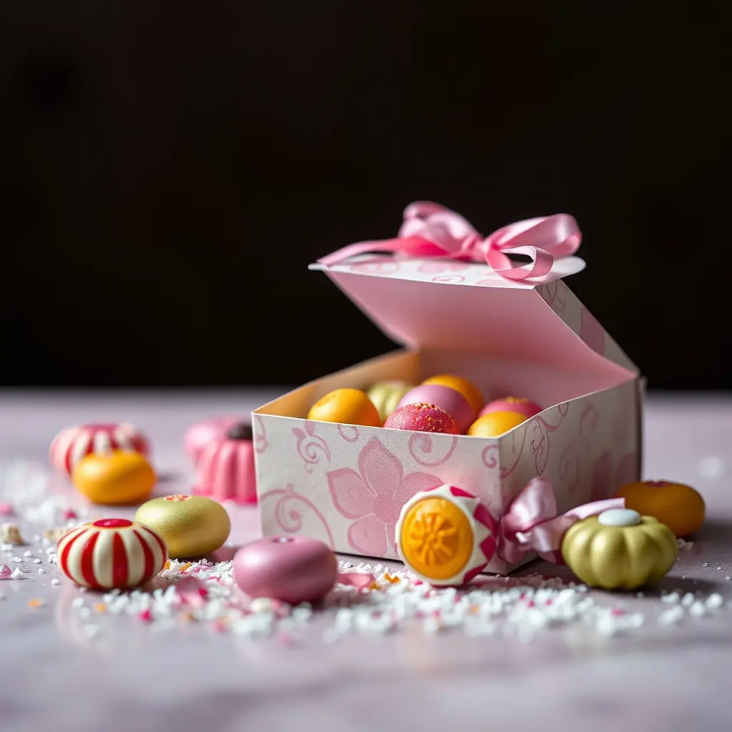 L'Art de l'Emballage : Comment les Papiers Cadeaux Réinventent le Cadeau de Bonbons