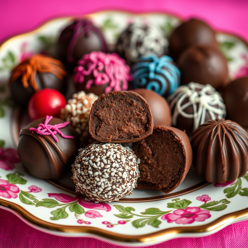 ¿En qué se diferencian las trufas de chocolate de los dulces de chocolate normales?