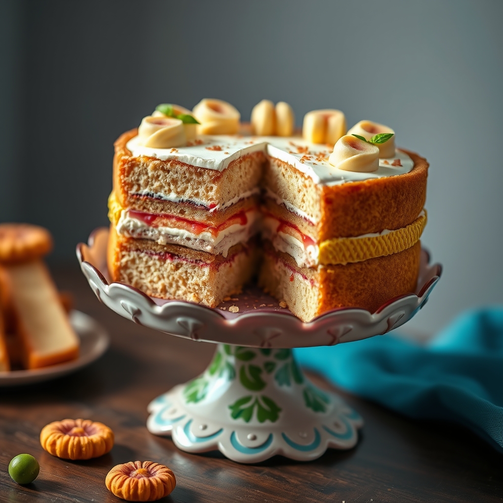 Layer It Up - Mastering The Art Of Multi-Layer Cakes With Savory Fillings