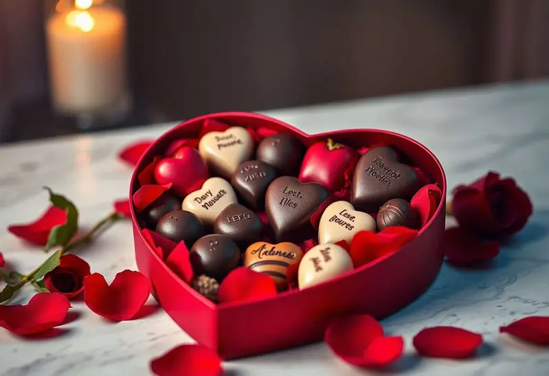 Valentine’s Day Chocolate Personalization Creates Unique Romantic Gift Experiences