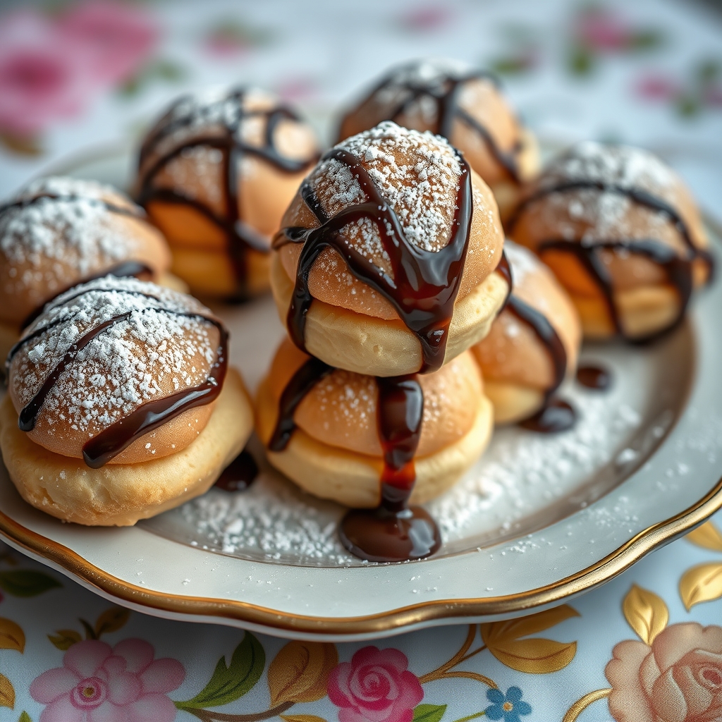 Profiteroles - Choux Pastry Balls with a Twist