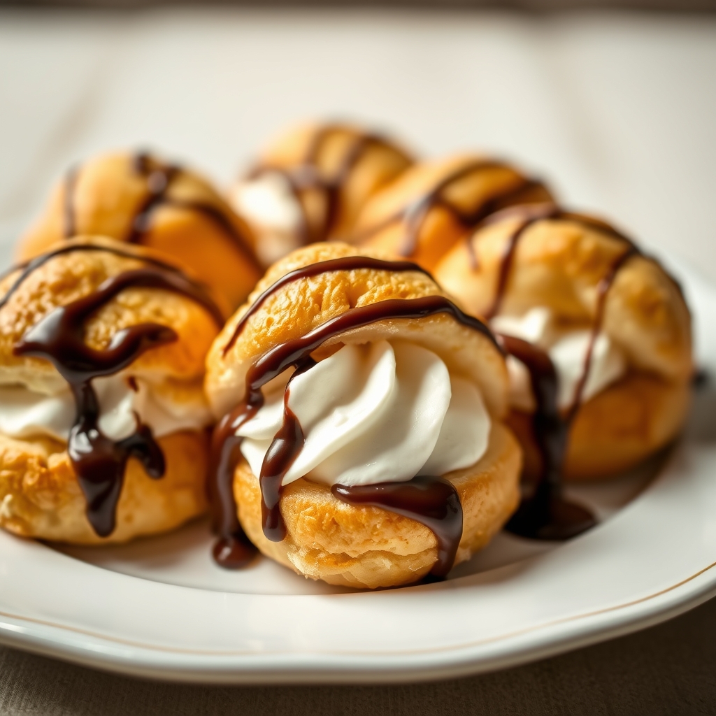 Profiteroles - Mastering Choux Pastry Puffs