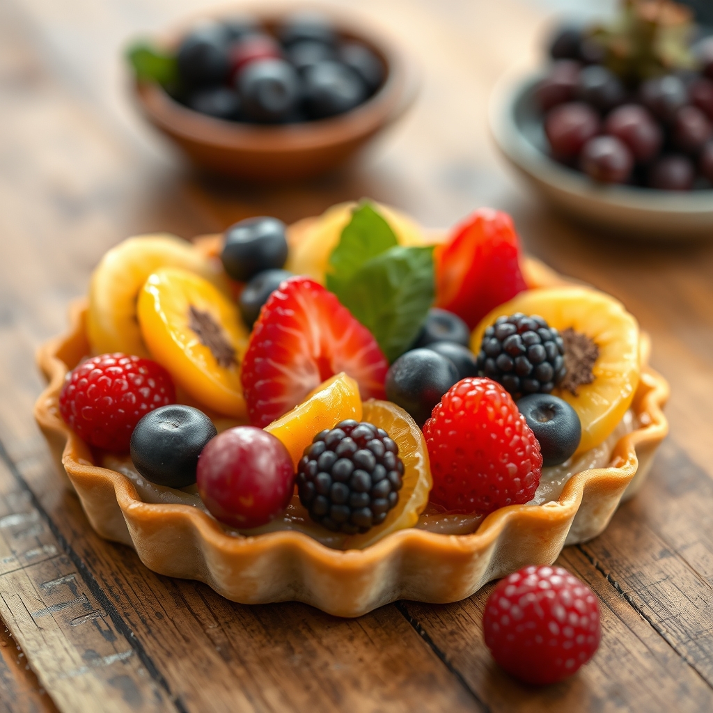 Seasonal Fruit Tarts - Showcasing Nature's Sweet Bounty