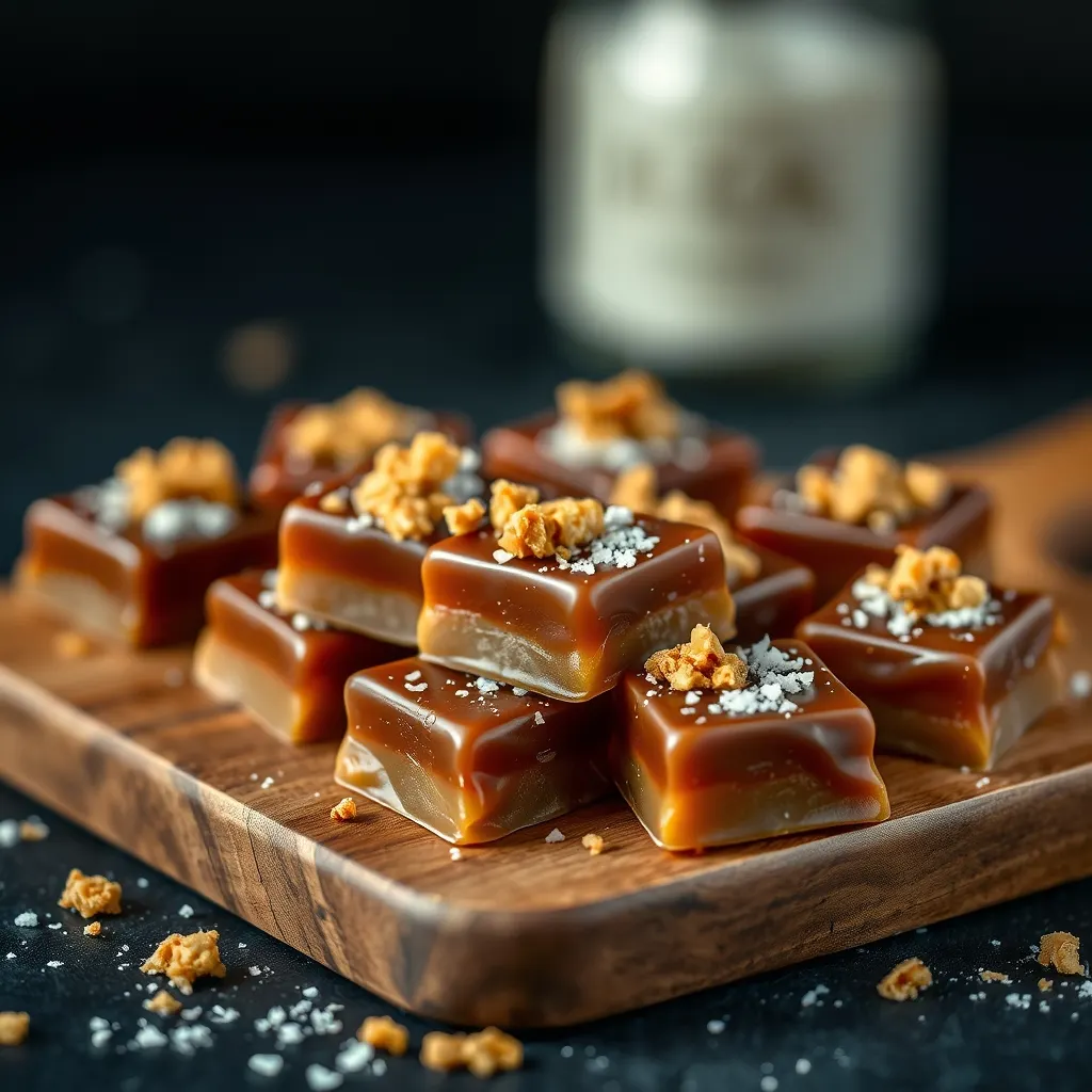 Crafting Smoked Sea Salt Caramels with Fleur de Sel and Toffee Crunch