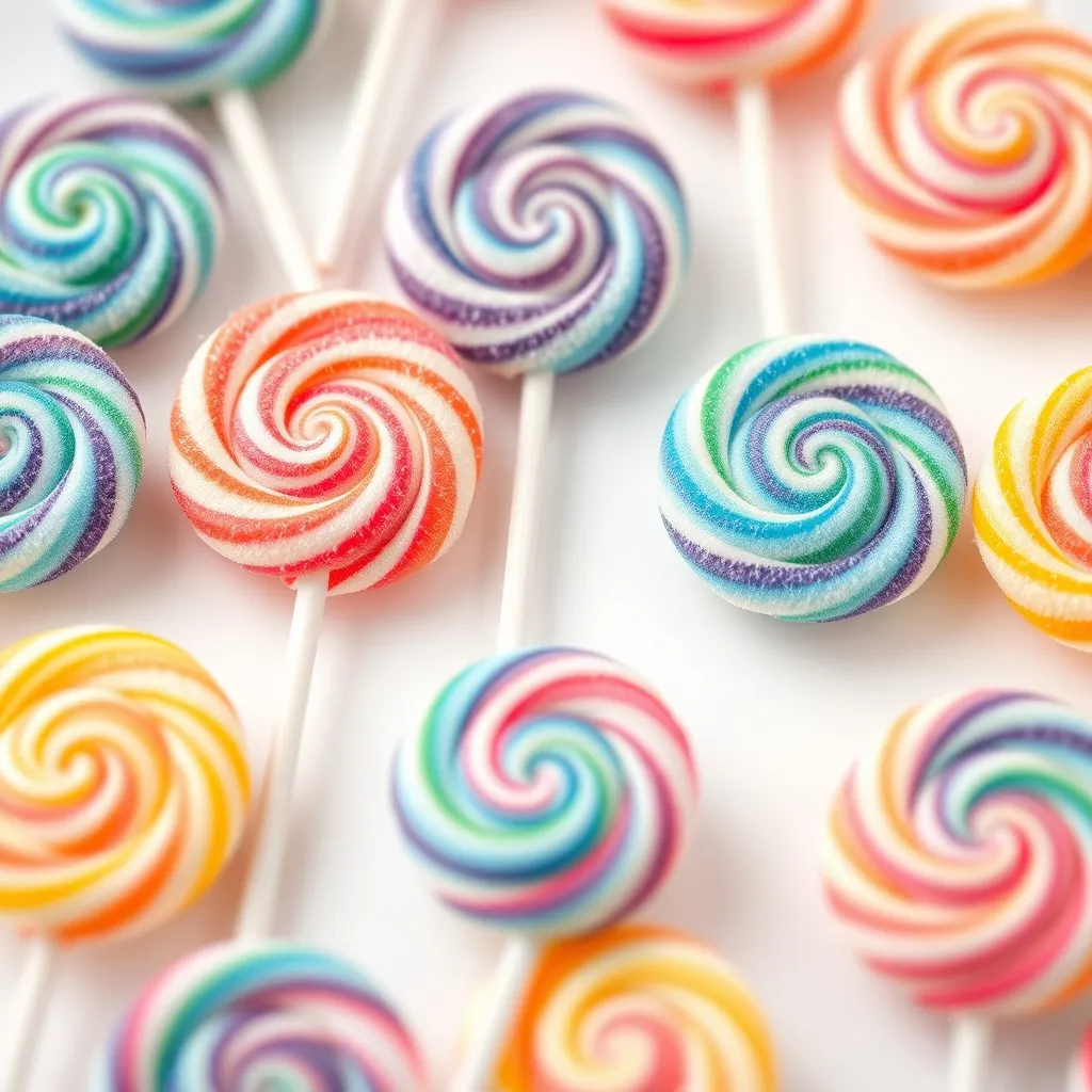 Spun Sugar Lollipops with Citrus and Honey