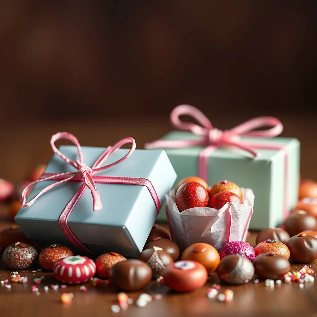 Süße Geschenke: Die Kunst der Verpackung von Bonbons und Pralinen