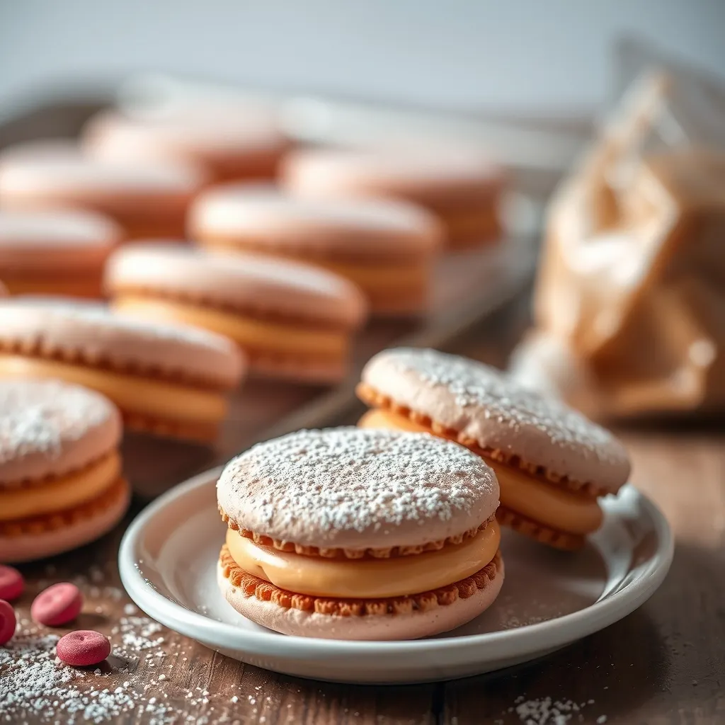 Técnicas de horneado para crear alfajores rellenos de dulce de leche