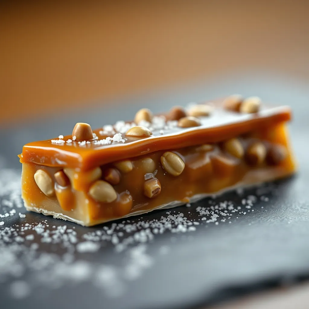 Toffees de Caramelo con Pistachos y Sal de Flor de Sal: Una Receta Exquisita
