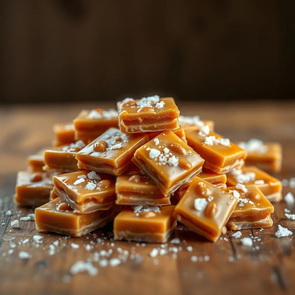 Toffees de Nuez y Caramelo con Sal de Mar: Un Regalo Casero Exquisito
