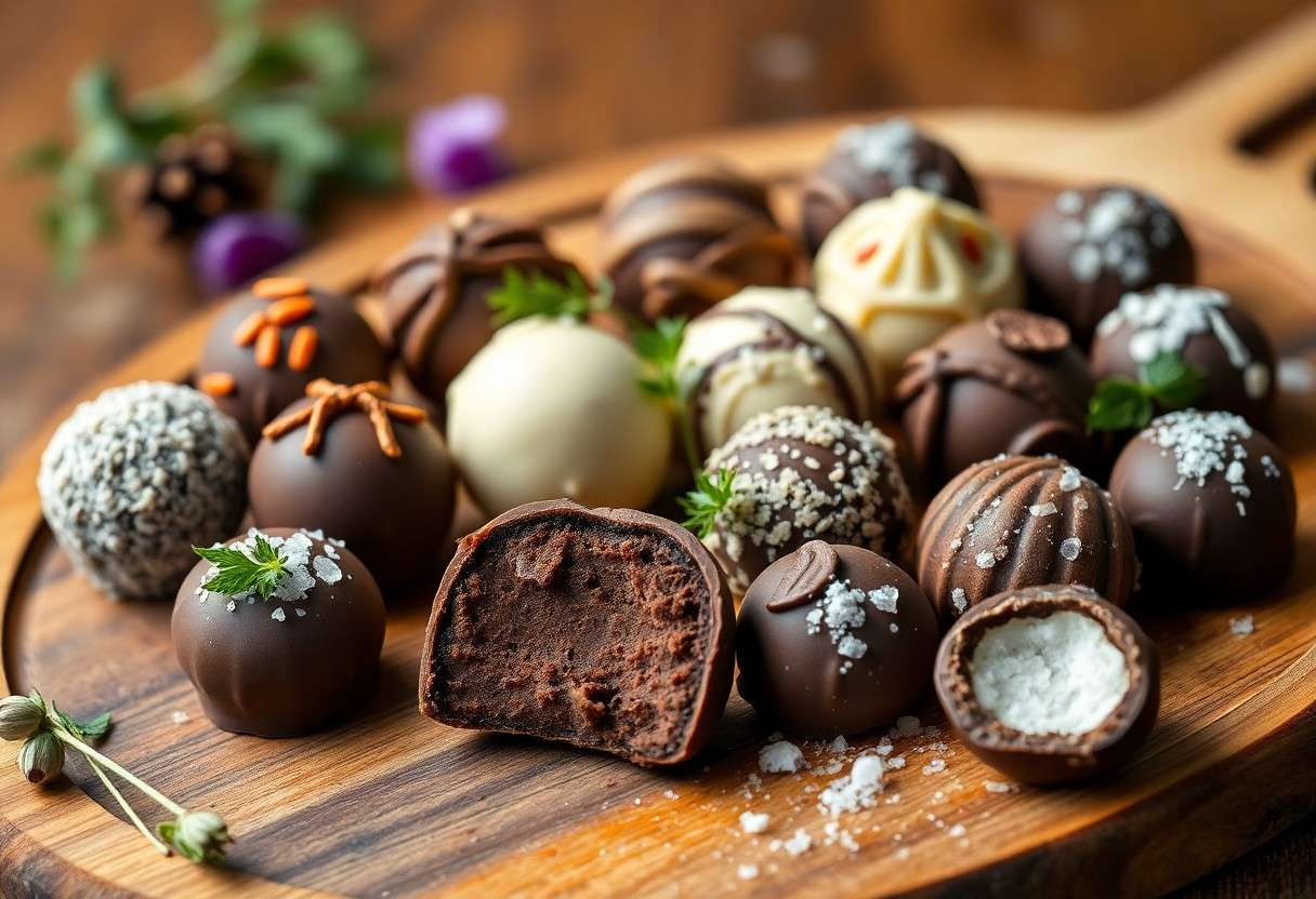 Exploring Exotic Flavor Pairings in Global Truffles