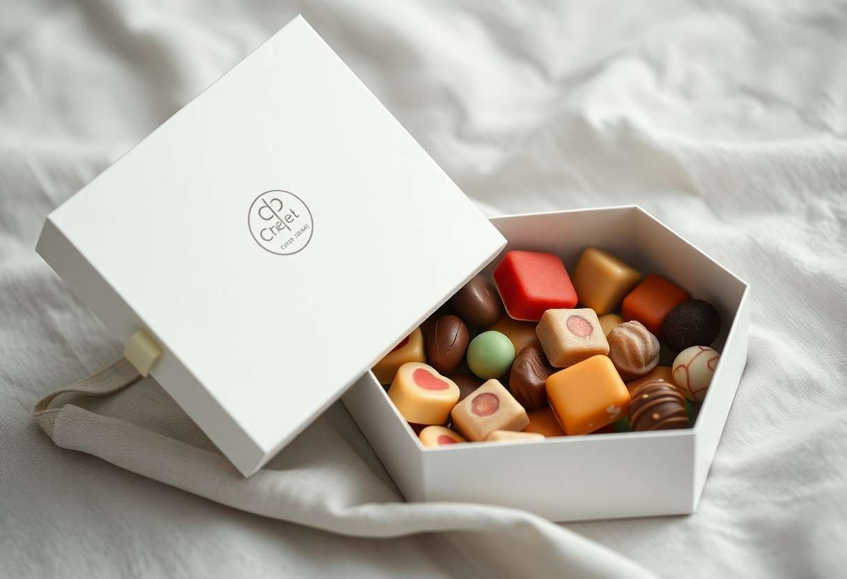 Exploring Minimalist Designs for Gourmet Candy Boxes