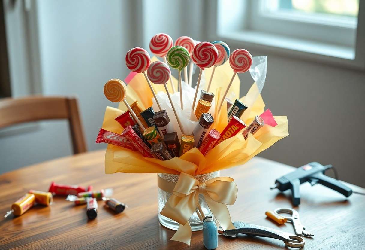 How to Build a Candy Bouquet for an Unforgettable Gift Idea